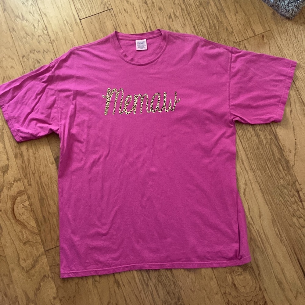 Custom “Memaw” comfort color tee size XXL